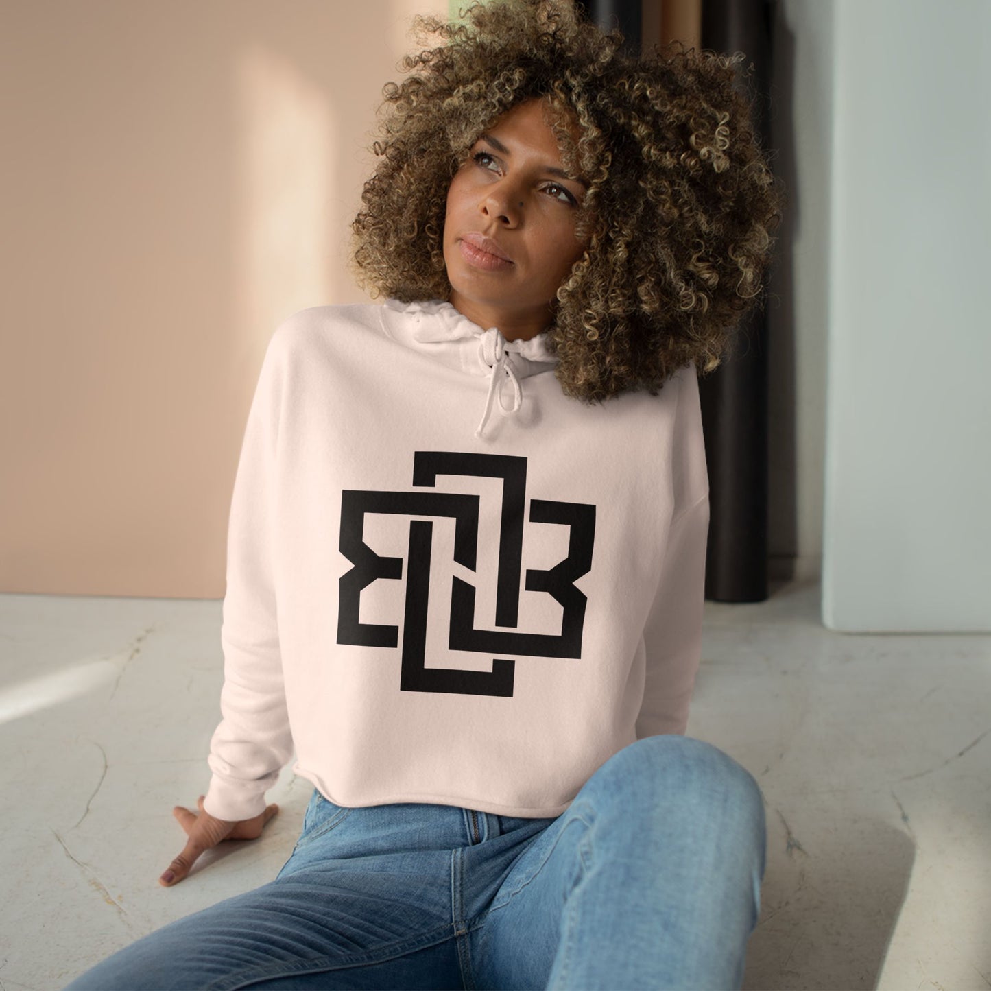 803 Ladies Crop Hoodie