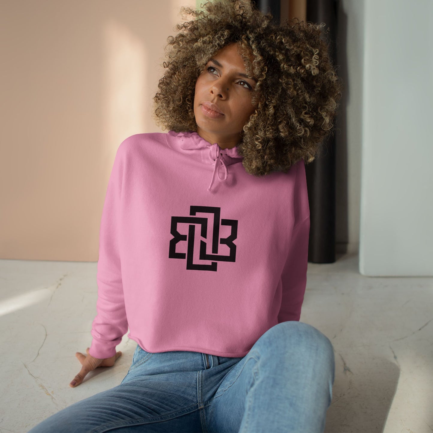 803 Ladies Crop Hoodie