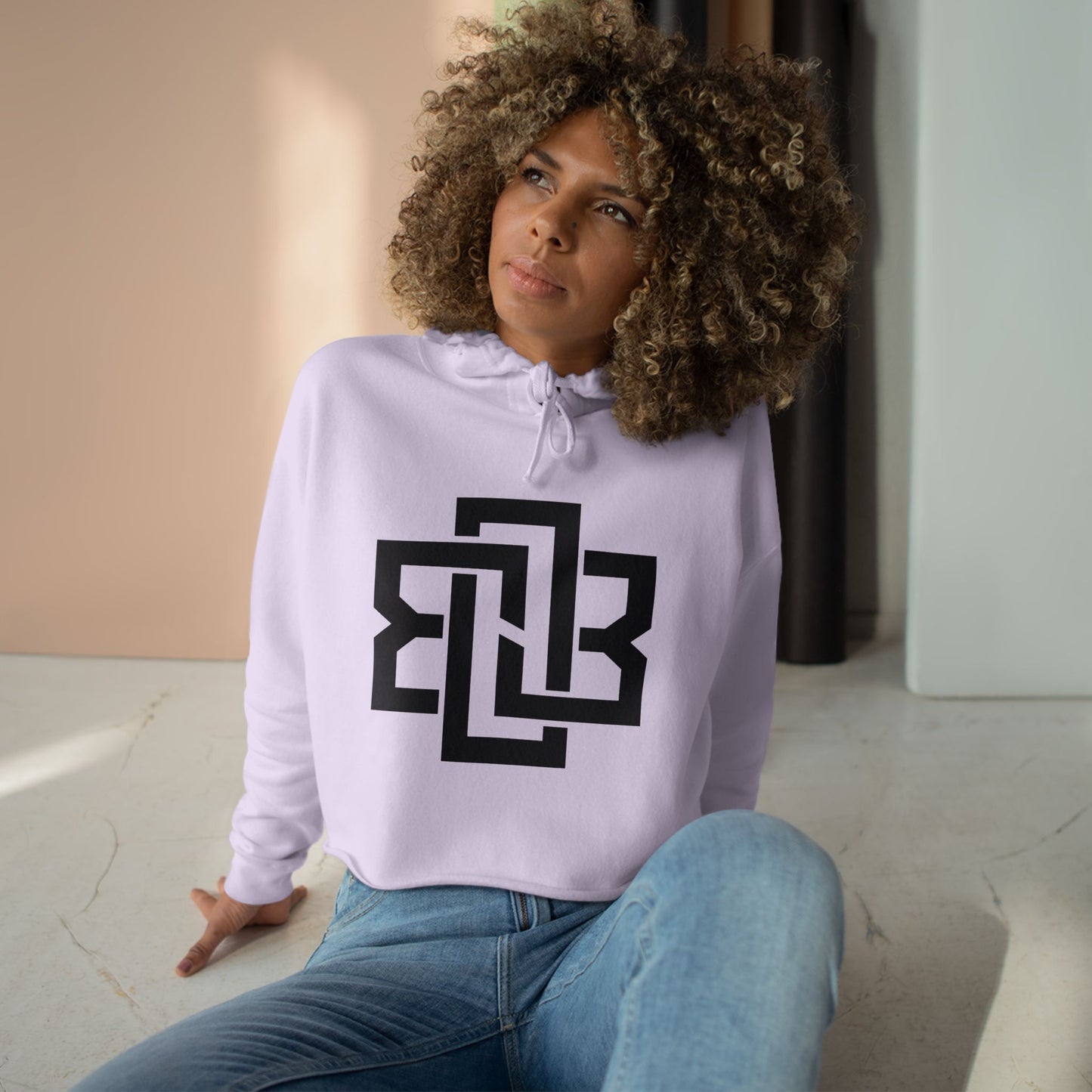 803 Ladies Crop Hoodie