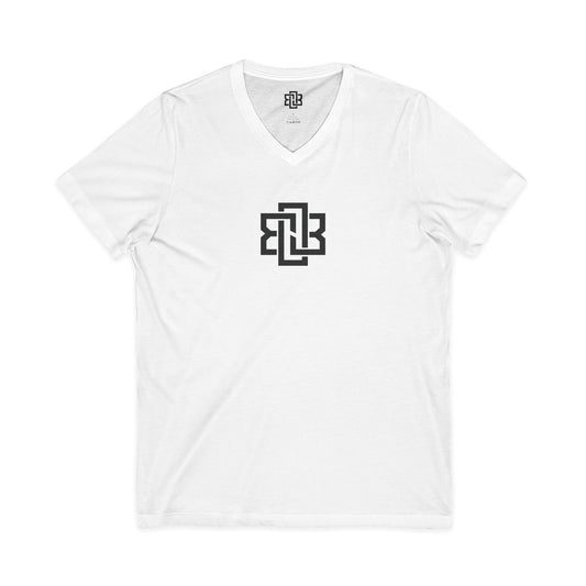 Unisex Jersey Short Sleeve V-Neck Tee