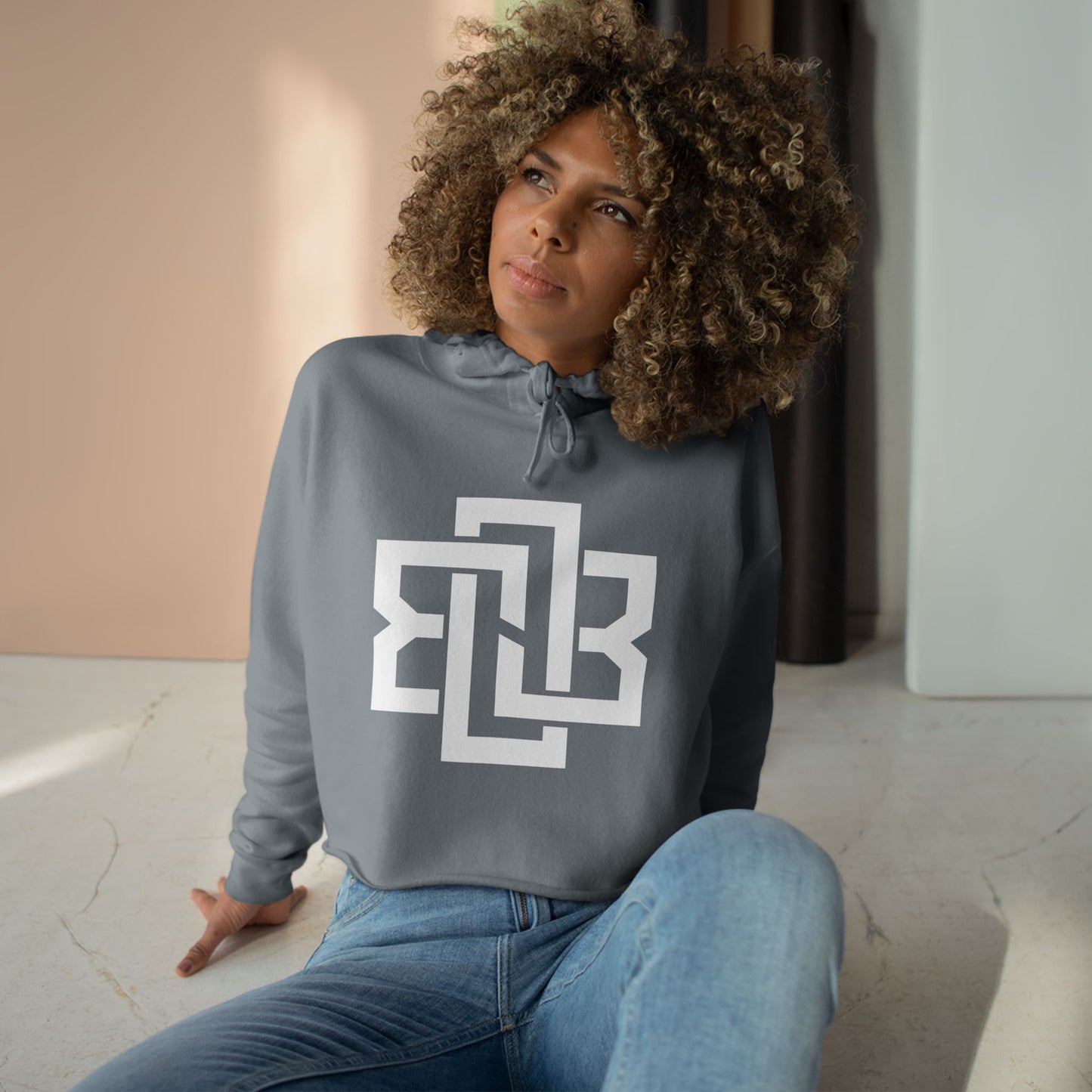 803 Ladies Crop Hoodie