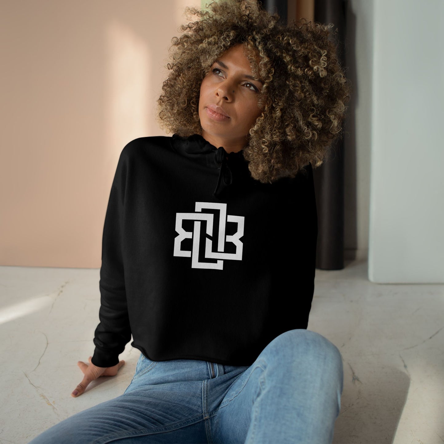 803 Ladies Crop Hoodie