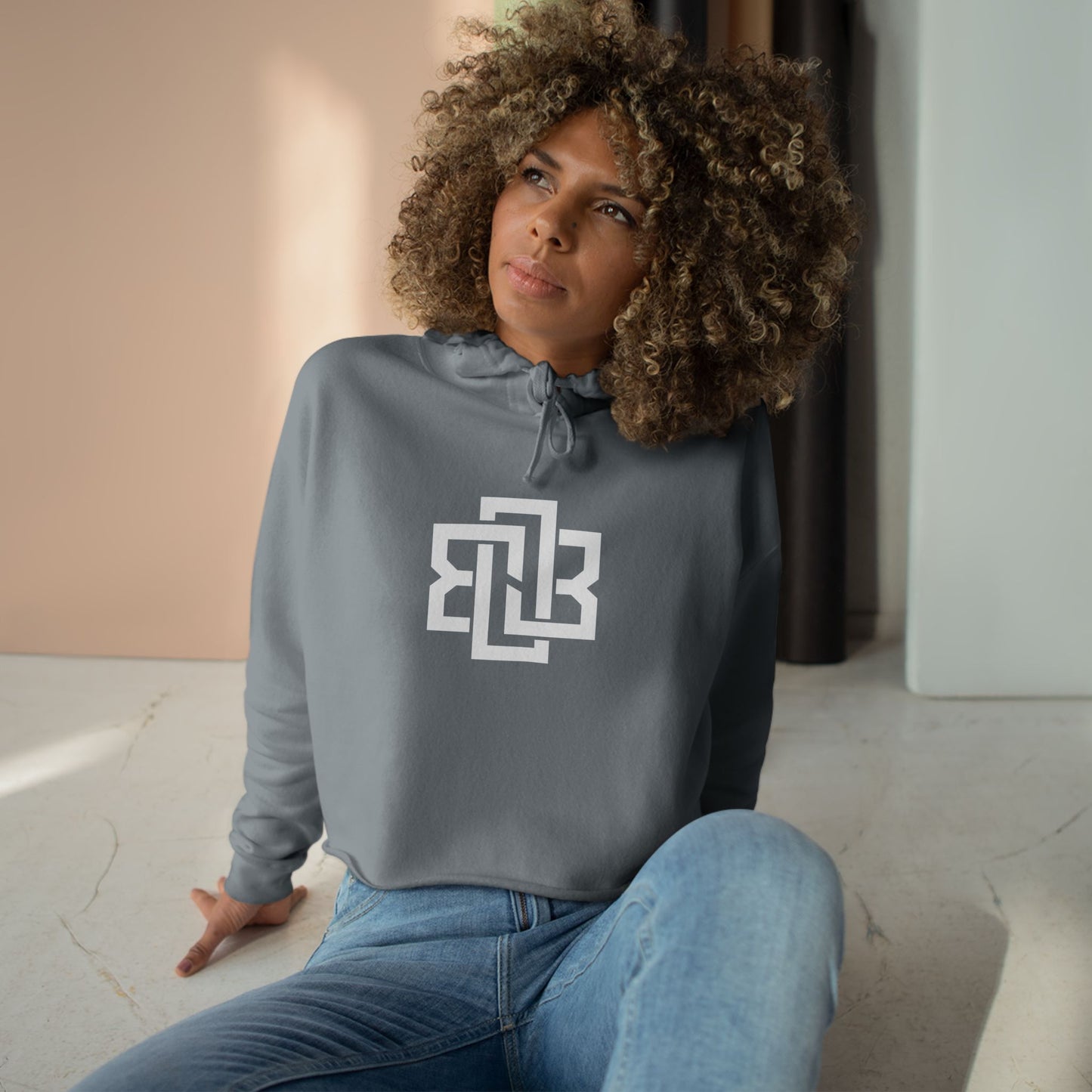803 Ladies Crop Hoodie