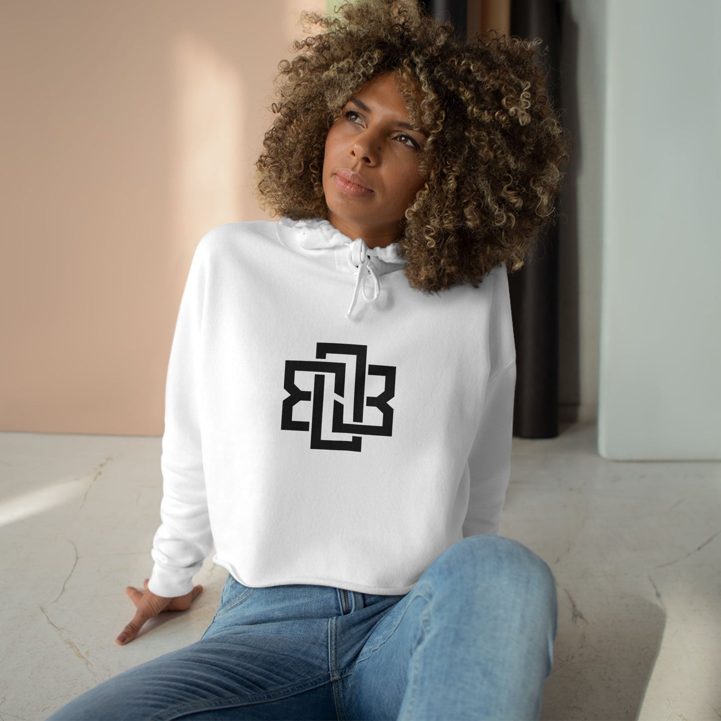 803 Ladies Crop Hoodie