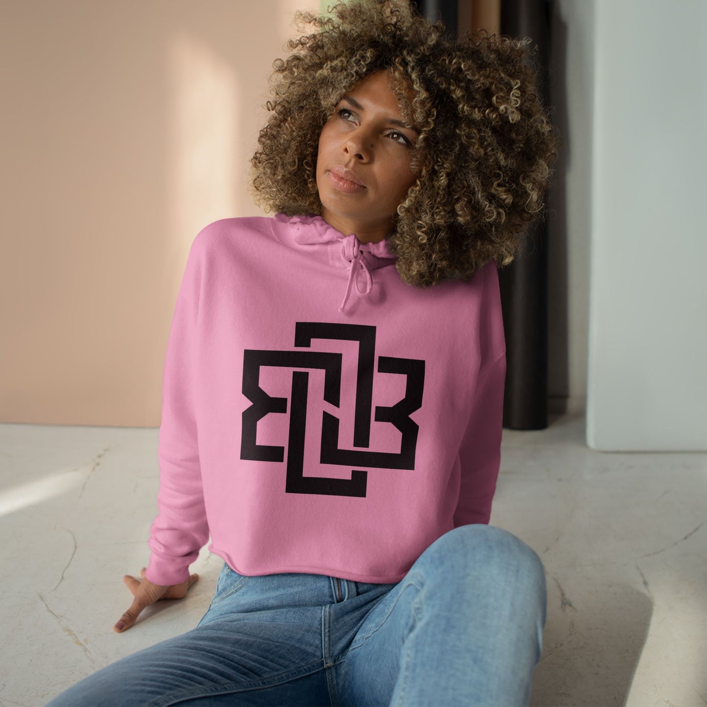803 Ladies Crop Hoodie
