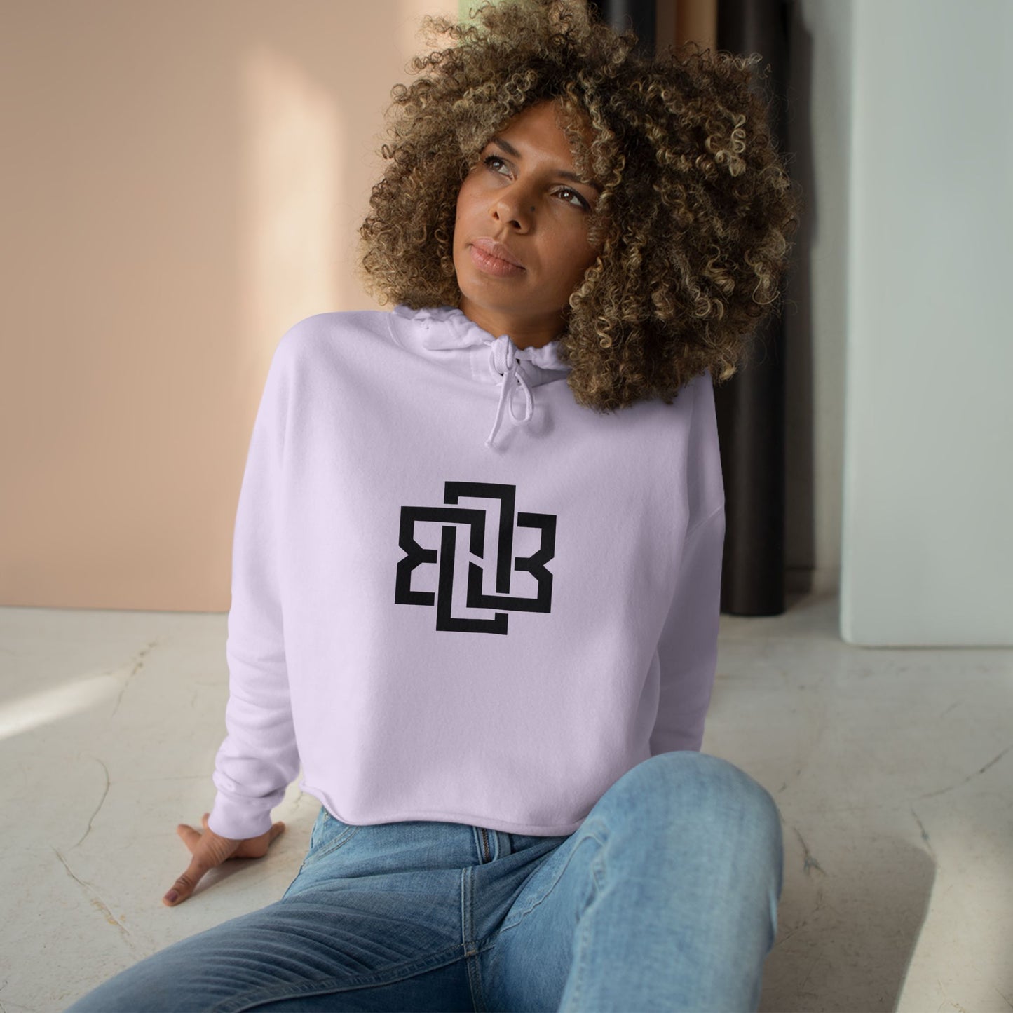 803 Ladies Crop Hoodie
