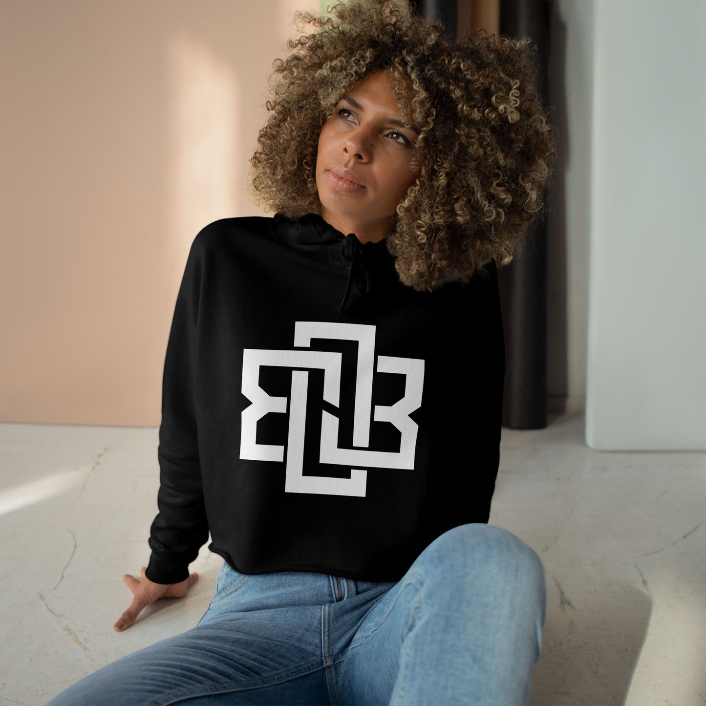 803 Ladies Crop Hoodie