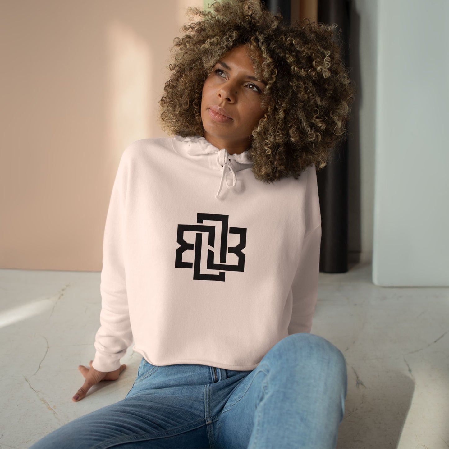 803 Ladies Crop Hoodie